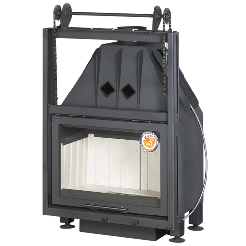 Каминная топка Экокамин АЛЬФА 700К с контргрузом